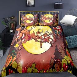 Christmas  Bedding Set Gift For Your Girlfriend Boyfriend Gift For Love Gift For Friend Best Valentine Present Holiday Gift