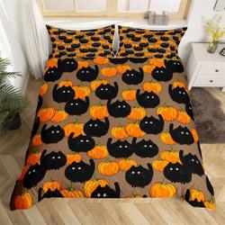 Black Cat Pumpkin Bedding SetsGift For Your Girlfriend Boyfriend Gift For Love Gift For Friend Best Valentine Present Holiday Gift
