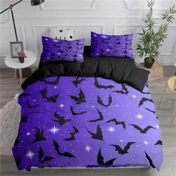 Sparkly bats halloween bedding Set Gift For Your Girlfriend Boyfriend Gift For Love Gift For Friend Best Valentine Present Holiday Gift