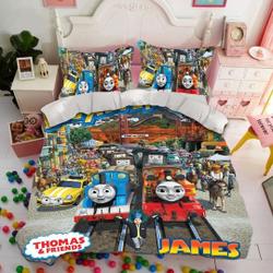 Personalized Thomas The Train Bedding Set Gift For Your Girlfriend Boyfriend Gift For Love Gift For Friend Best Valentine Present Holiday Gift