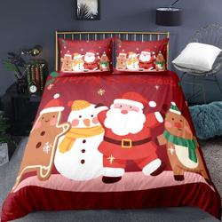 Santa Claus Merry Christmas Theme Bedding Set Gift For Your Girlfriend Boyfriend Gift For Love Gift For Friend Best Valentine Present Holiday Gift
