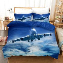 Airplane  Bedding Set Gift For Your Girlfriend Boyfriend Gift For Love Gift For Friend Best Valentine Present Holiday Gift