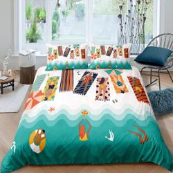 Summer beach mood Bedding Set Gift For Your Girlfriend Boyfriend Gift For Love Gift For Friend Best Valentine Present Holiday Gift