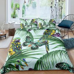 Tropical Butterflies  Bedding Set Gift For Your Girlfriend Boyfriend Gift For Love Gift For Friend Best Valentine Present Holiday Gift