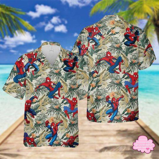 Spiderman Hawaiian Shirt Gift For Your Girlfriend Boyfriend Gift For Love Gift For Friend Best Valentine Present Holiday Gift