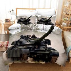 Tank Comforter Cover War  Bedding Set Gift For Your Girlfriend Boyfriend Gift For Love Gift For Friend Best Valentine Present Holiday Gift