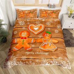 Gingerbread Man Couple Bedding SetsGift For Your Girlfriend Boyfriend Gift For Love Gift For Friend Best Valentine Present Holiday Gift