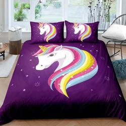 Girls King Bedding Sets UnicornGift For Your Girlfriend Boyfriend Gift For Love Gift For Friend Best Valentine Present Holiday Gift