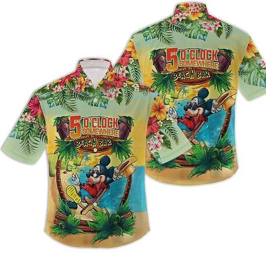Mickey Hawaii Shirt | Aloha Disney Shirt | Hawaiian Mickey Shirt Disneyland Hawaiian shirt Gift For Your Girlfriend Boyfriend Gift For Love Gift For Friend Best Valentine Present Holiday Gift