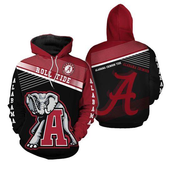 Albm Crimson Tide 3D Hoodie