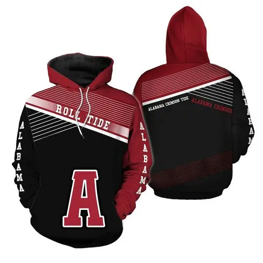 Albm Crimson Tide 3D Hoodie