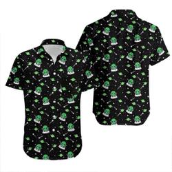 Alien UFO Button Down Shirt Gift For Your Girlfriend Boyfriend Gift For Love Gift For Friend Best Valentine Present Holiday Gift