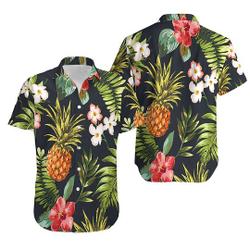 Aloha fruit flower Trending Hawaiian shirt, Summer Vacation Hawaiian Shirt, Best Gift Gift For Your Girlfriend Boyfriend Gift For Love Gift For Friend Best Valentine Present Holiday Gift