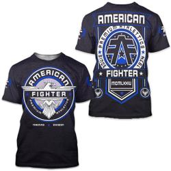 American Fighter Men's T-Shirt Meaningful Gift For Family Gift For Boyfriend Valentine Gift