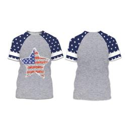 American Flag Stars T-Shirt Meaningful Gift For Family Gift For Boyfriend Valentine Gift