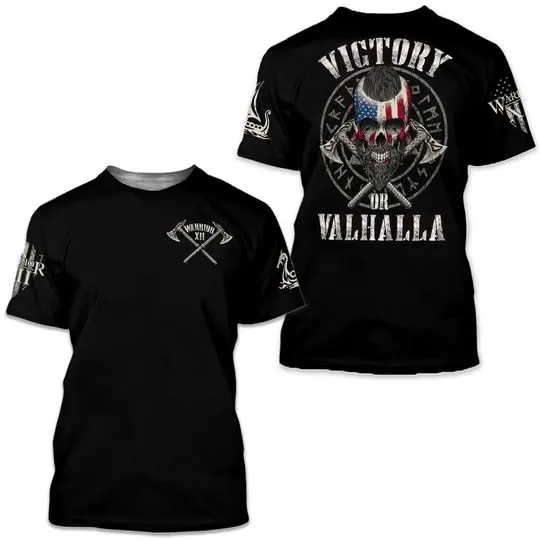 American Viking 3D Tshirt Meaningful Gift For Family Gift For Boyfriend Valentine Gift