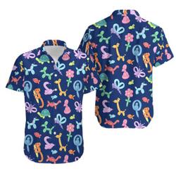 Animal Balloons Hawaiian Shirt Gift For Your Girlfriend Boyfriend Gift For Love Gift For Friend Best Valentine Present Holiday Gift