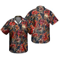 Animal Muppets Hawaiian Shirt, Muppets Shirt Gift For Your Girlfriend Boyfriend Gift For Love Gift For Friend Best Valentine Present Holiday Gift