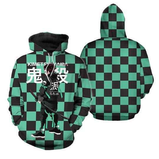 Anime Hoodie Pocket Zenitsu 3D Hoodie