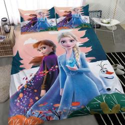 Anna Elsa Princess Bedding SetsGift For Your Girlfriend Boyfriend Gift For Love Gift For Friend Best Valentine Present Holiday Gift