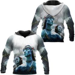 Avatar 2 Couple Neytiri and Jake Sully 3D Unisex Hoodie