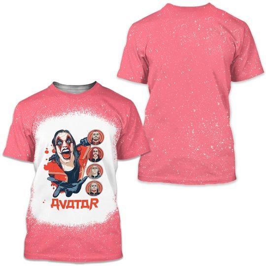 Avatar Metal Band Shirt bleached shirt Meaningful Gift For Family Gift For Boyfriend Valentine Gift
