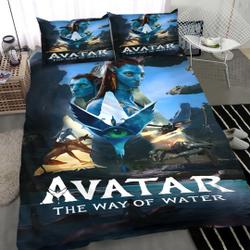 Avatar The Way of Water  Duvet, Avatar Bedding Set Gift For Your Girlfriend Boyfriend Gift For Love Gift For Friend Best Valentine Present Holiday Gift