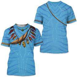 Avatar Zoe Saldana as Neytiri Costume 3D T-Shirt Meaningful Gift For Family Gift For Boyfriend Valentine Gift
