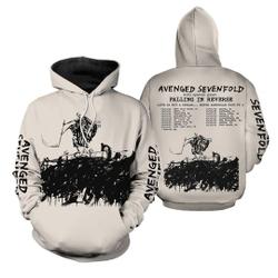 Avenged Sevenfold Falling In Reserve Hoodie 3D