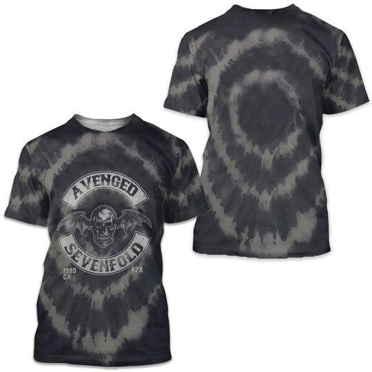 Avenged Sevenfold Unisex T-Shirt: Deathbat Crest Meaningful Gift For Family Gift For Boyfriend Valentine Gift
