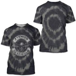 Avenged Sevenfold Unisex T-Shirt: Deathbat Crest Meaningful Gift For Family Gift For Boyfriend Valentine Gift