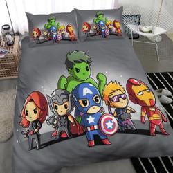 Avengers Superhero Bedding Set Gift For Your Girlfriend Boyfriend Gift For Love Gift For Friend Best Valentine Present Holiday Gift