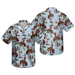Awesome Western Cowboy Hawaii Shirt, Hawaii Honeymoon Shirt Gift For Your Girlfriend Boyfriend Gift For Love Gift For Friend Best Valentine Present Holiday Gift