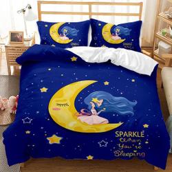 Galaxy Bedding Set for Kids Boys Girls Teens Starry Sky Universe Bedding Set Gift For Your Girlfriend Boyfriend Gift For Love Gift For Friend Best Valentine Present Holiday Gift