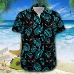 Cat Hawaiian Shirts, Summer Shirts, Cat Lover Shirts Gift For Your Girlfriend Boyfriend Gift For Love Gift For Friend Best Valentine Present Holiday Gift