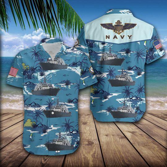 American Military Style Hawaiian Shirt Gift For Your Girlfriend Boyfriend Gift For Love Gift For Friend Best Valentine Present Holiday Gift