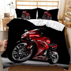 Dirt Bike Motorcycle Bedding Set Gift For Your Girlfriend Boyfriend Gift For Love Gift For Friend Best Valentine Present Holiday Gift