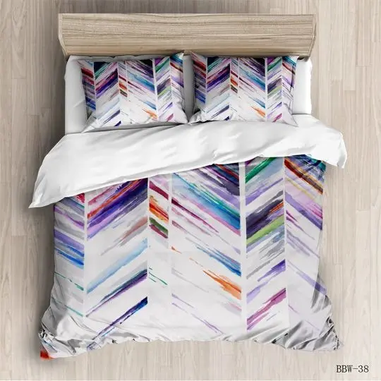 Geometric Bedding Set Gift For Your Girlfriend Boyfriend Gift For Love Gift For Friend Best Valentine Present Holiday Gift