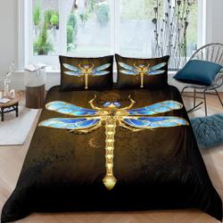 Bohemian Dragonfly Bedding Set Gift For Your Girlfriend Boyfriend Gift For Love Gift For Friend Best Valentine Present Holiday Gift