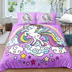 Kids Unicorn Cat Bedding Set Gift For Your Girlfriend Boyfriend Gift For Love Gift For Friend Best Valentine Present Holiday Gift