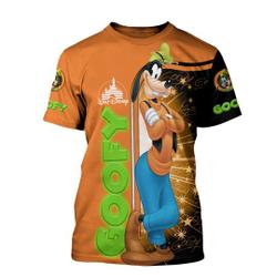 Goofy Disney Cartoon Outfits Unisex Casual T-shirts Meaningful Gift For Family Gift For Boyfriend Valentine Gift