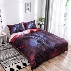 Medieval Evil Flying Dragon Bedding SetsGift For Your Girlfriend Boyfriend Gift For Love Gift For Friend Best Valentine Present Holiday Gift