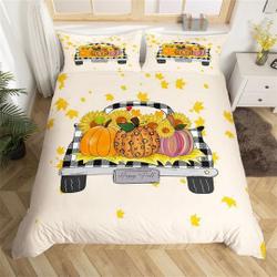 Pumpkin Truck Handmade Bedding SetsGift For Your Girlfriend Boyfriend Gift For Love Gift For Friend Best Valentine Present Holiday Gift