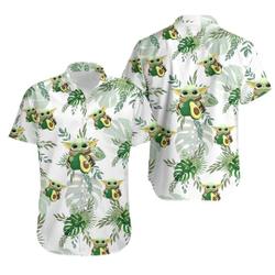 Baby Yoda Aloha Disney Summer Hawaiian Shirt Gift For Your Girlfriend Boyfriend Gift For Love Gift For Friend Best Valentine Present Holiday Gift