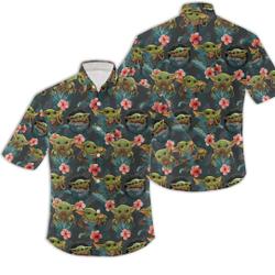 Baby yoda disney hawaiian shirt Gift For Your Girlfriend Boyfriend Gift For Love Gift For Friend Best Valentine Present Holiday Gift