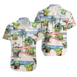 Baby Yoda Hawaiian Shirt Gift For Your Girlfriend Boyfriend Gift For Love Gift For Friend Best Valentine Present Holiday Gift