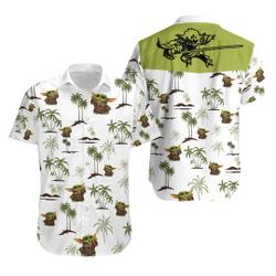 Baby Yoda Hawaiin Shirt Star Wars Shirt Star Wars Hawaiian Shirt Gift For Your Girlfriend Boyfriend Gift For Love Gift For Friend Best Valentine Present Holiday Gift