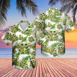 Baby Yoda Star War Hawaiian Shirt Gift For Your Girlfriend Boyfriend Gift For Love Gift For Friend Best Valentine Present Holiday Gift