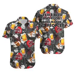 Football And Beer Hawaiian Shirt Gift For Your Girlfriend Boyfriend Gift For Love Gift For Friend Best Valentine Present Holiday Gift