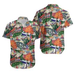 Vintage Multicolor Sailing Hawaiian Shirt Gift For Your Girlfriend Boyfriend Gift For Love Gift For Friend Best Valentine Present Holiday Gift